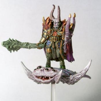 lord on tzeench disc by tonton-barbouze