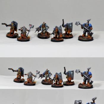 Forge Town dwarfs by Ignis