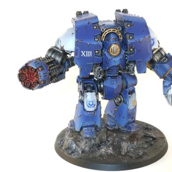 Ultramarines Leviathan Dreadnought by m0nolith