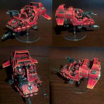 Blood Angels Landspeeder by Reaver