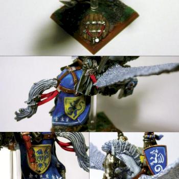Brettonian Pegasus Knight by thatguyjames
