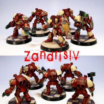 Blood Angels Terminator Close Combat Squad by ZandrisIv