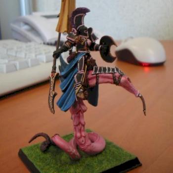 Slaanesh lord on Beast by Fenryll