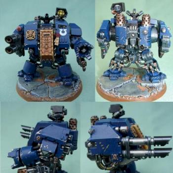 Space Marine Dreadnought by farseer oliver