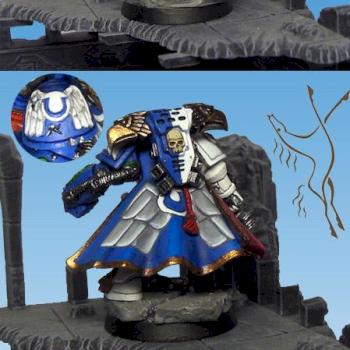 Space Marines Sons of Guilliman Commander Mikaelus by Rodger