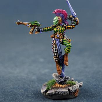 40K Eldar Harlequin by olivka
