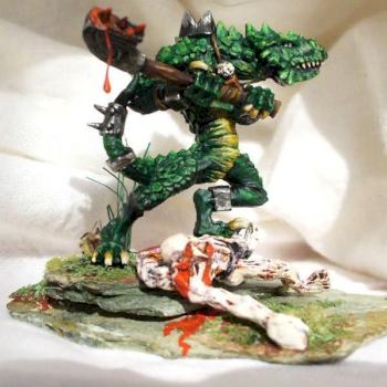 Kroxigor WFB by Beldegrom