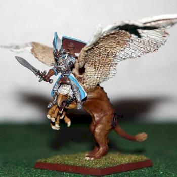 High Elf on Griffon by Daniel