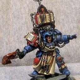 Space Marine Librarian in Terminator Armor by HotLavaPainting