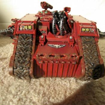 Blood Angel Land Raider by Baeke