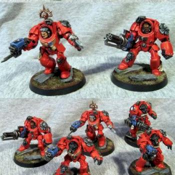 Space Marine Terminator Squad 2 by HotLavaPainting