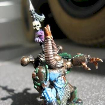 Chaos Space Marine Champion by schwobblwobbl