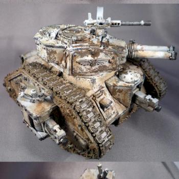 Leman Russ Exterminator in Winter camo by Abelbabel