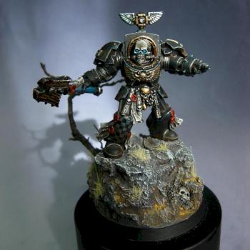 Space marine Terminator Chaplain by black dagger