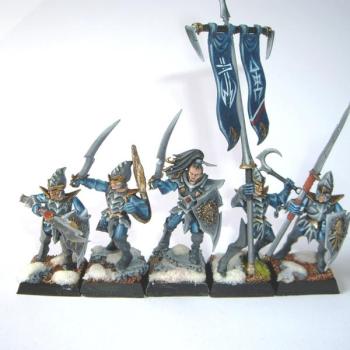 Lanciers elfes noirs by Theloc