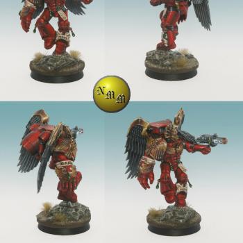 Blood Angel Sanguinary Guard by nels0nmac