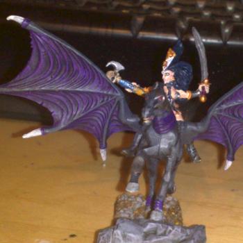 Dark Elf Sorceress by Santafu