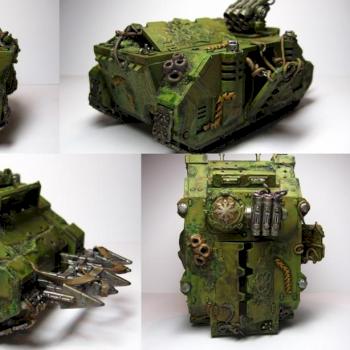 Rhino nurgle by Pintores del Caos