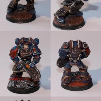 Pre-heresy Night lords Veteran by zekaine