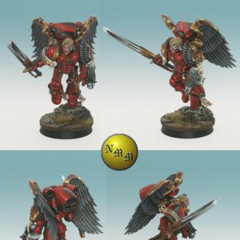 Blood Angel Sanguinary Guard by nels0nmac