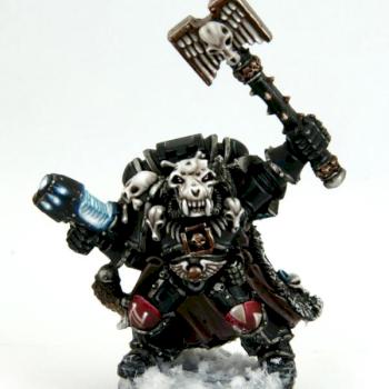Space Wolves Wolf Priest by kreativerlemming