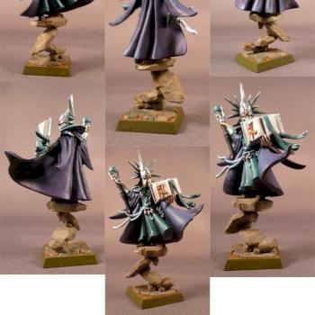 High elf Lore of death mage by Abelbabel
