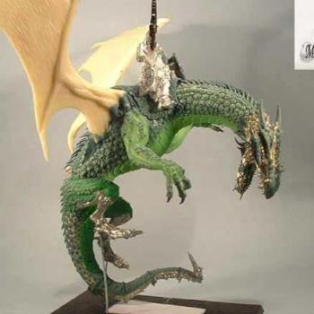 Undivided chaos warrior on dragon by taiko