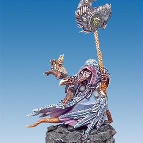 Tzeench sorcerer - green and painted by Wolfbane