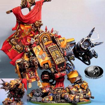 Blood Angels Dreadnought repaint by Nightshroud