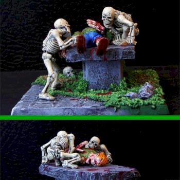 altar and skeletons by jjcrespo