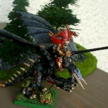Blutdrachen Vampir auf Geflügelten Nachtmahr by Assurthaan