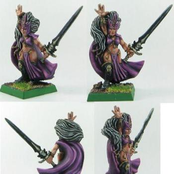 Old GW Dark Elf Sorceress by golgfag