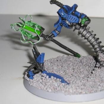 Necron Wraith Lord by elusiveintrovert