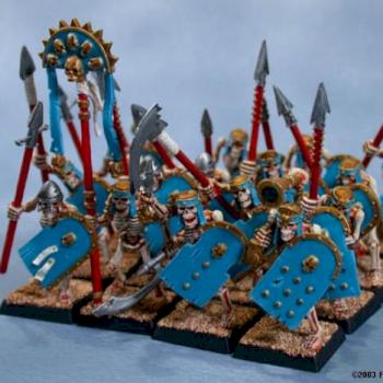 Tomb Kings Skelleton unit by Menelker