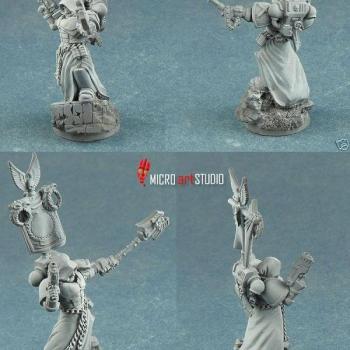 Space Marine Chaplain by Asmodean