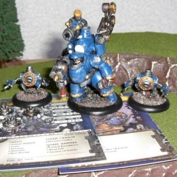 Captain Darus - Cygnar Warcaster by vonbloodbath