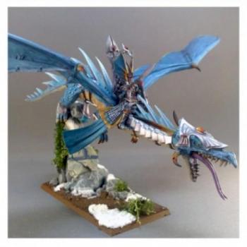 High Elves Lord On Dragon by darkstudios
