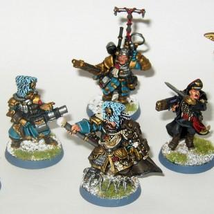 Games Workshop WH40K Vostroyan Command Squad by Middle Pillar Path