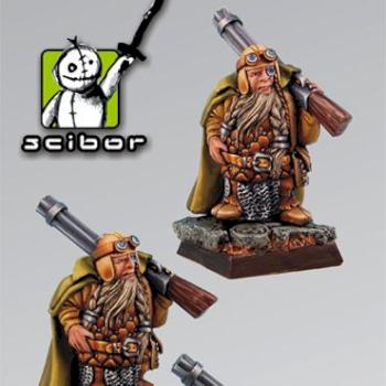 Bromor Hunter - Dwarf Lord 28mm/30mm Scibor Monstrous Monsters by Scibor