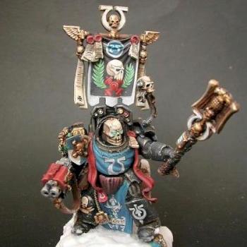 another Ultramarine first company Chaplain by RAFF