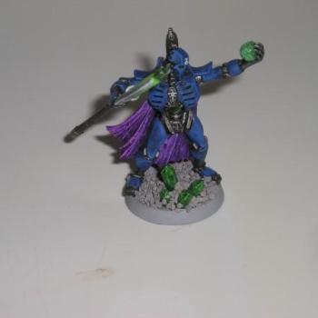 Another Necron Lord by elusiveintrovert