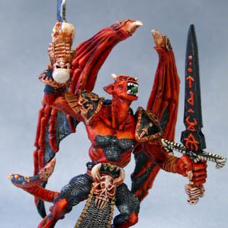 Khorn Daemon Prince by Menelker