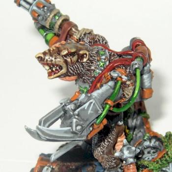 Games Workshop WHFB Skaven Rat Ogre (highly converted) by Middle Pillar Path