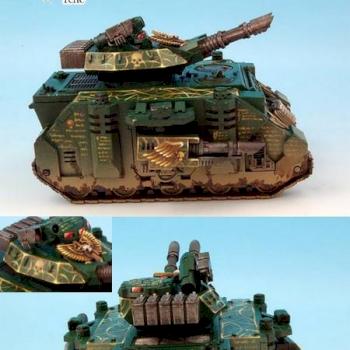 Warhammer 40K Dark Angels Predator Tank by rene