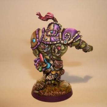Blood Bowl Ork Starplayer by maxthebigboss