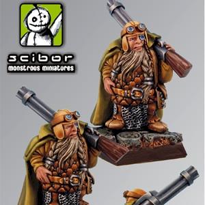 romor Hunter - Dwarf Lord 28mm/30mm Scibor Monstrous Monsters by Scibor