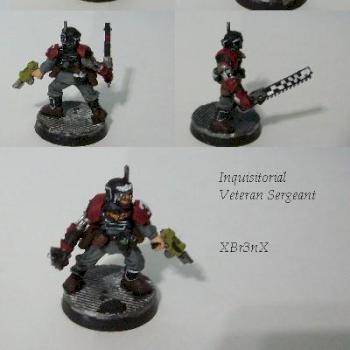 Inquisitorial Veteran Sergeant by XenophobicMinatures
