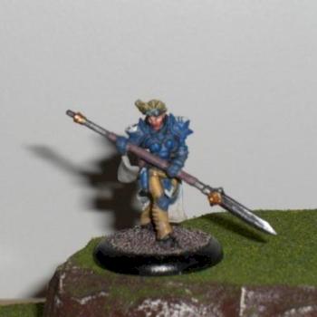 Painted Haely - Cygnar Warcaster by vonbloodbath