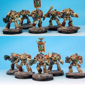 Dark Angels Deathwing Terminators Squad by rene