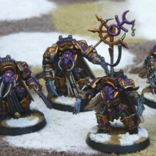 Slaanesh Terminator Squad by Redbeard